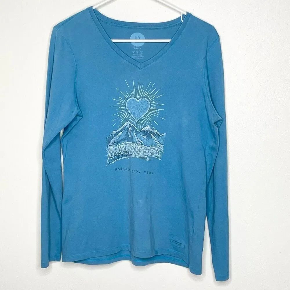 Life is Good - long sleeve t-shirt - size medium